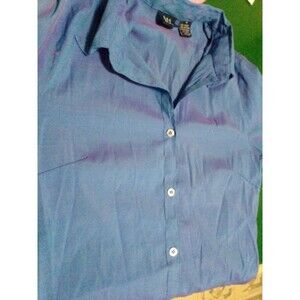 Vintage DCC Button Down Shirt Women's Medium Color Changing Technology